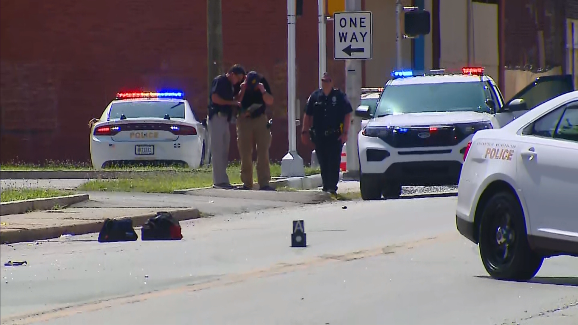 Bicyclist dies after crash with Indianapolis police officer