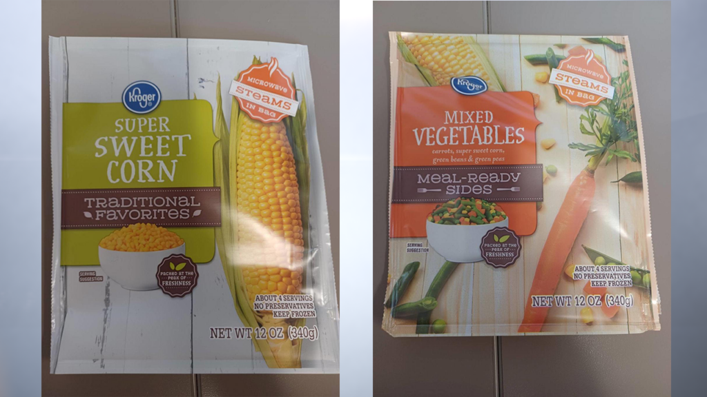 Frozen vegetables sold under Kroger brand under recall