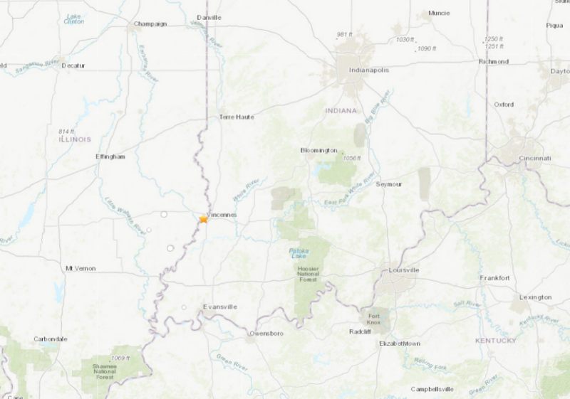 Third earthquake reported near Indiana-Illinois border - Indianapolis ...