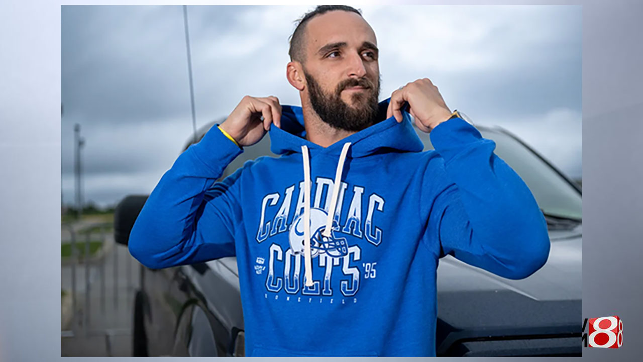 Colts collaborate with Indiana company for 40th anniversary merch