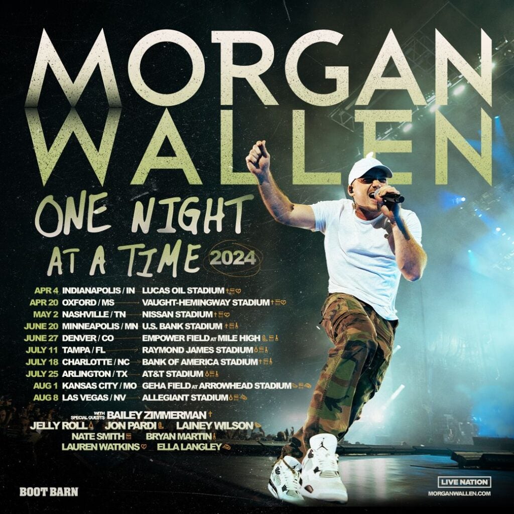 Morgan Wallen Tour 2024 Nashville Ticket Price Franny Darlleen