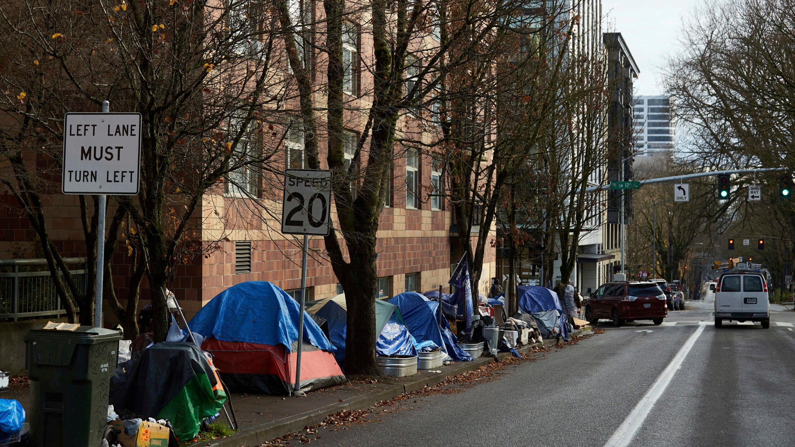 Homeless People Sue Portland Oregon Over Daytime Camping Ban   Homeless Camping Ban Portland AP23273008697169 Scaled E1696101433481 