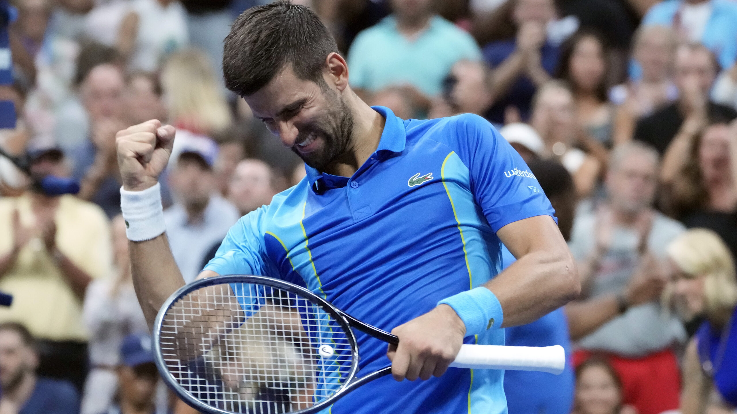 Novak Djokovic wins to reach the US Open quarterfinals
