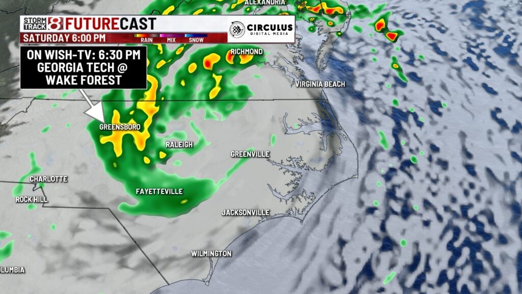 Tropical Storm Ophelia to bring impacts to many college football