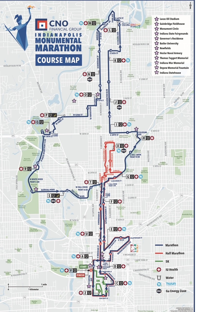 Monumental Marathon takes over Downtown Indianapolis