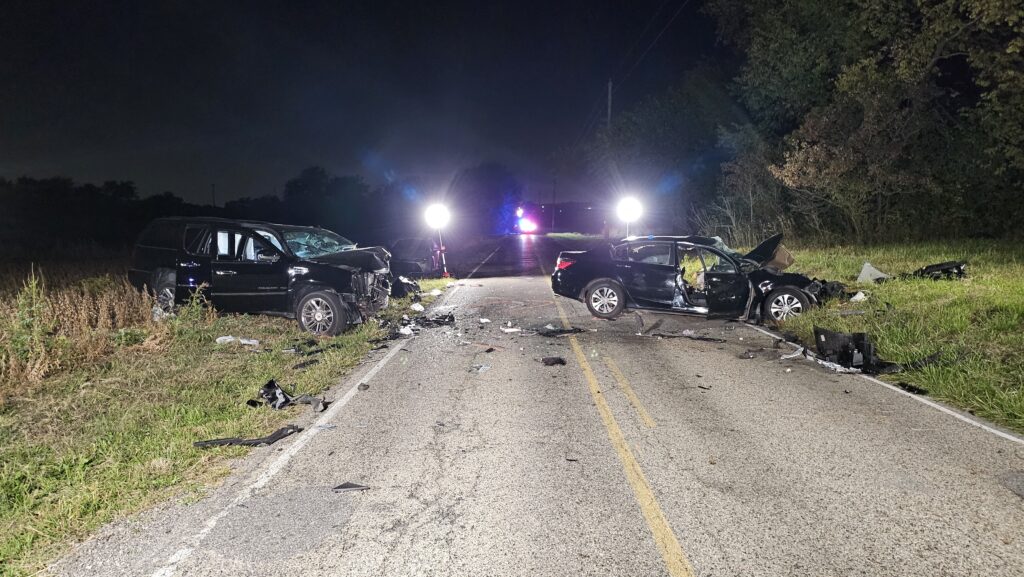 Johnson County crash (photo credit/Johnson County Sheriff's Office)