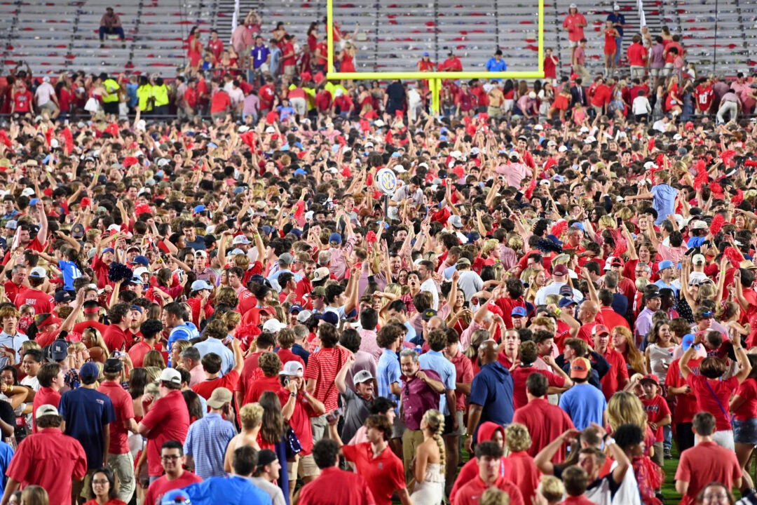 Ole Miss adding to fan experience with interactive light show