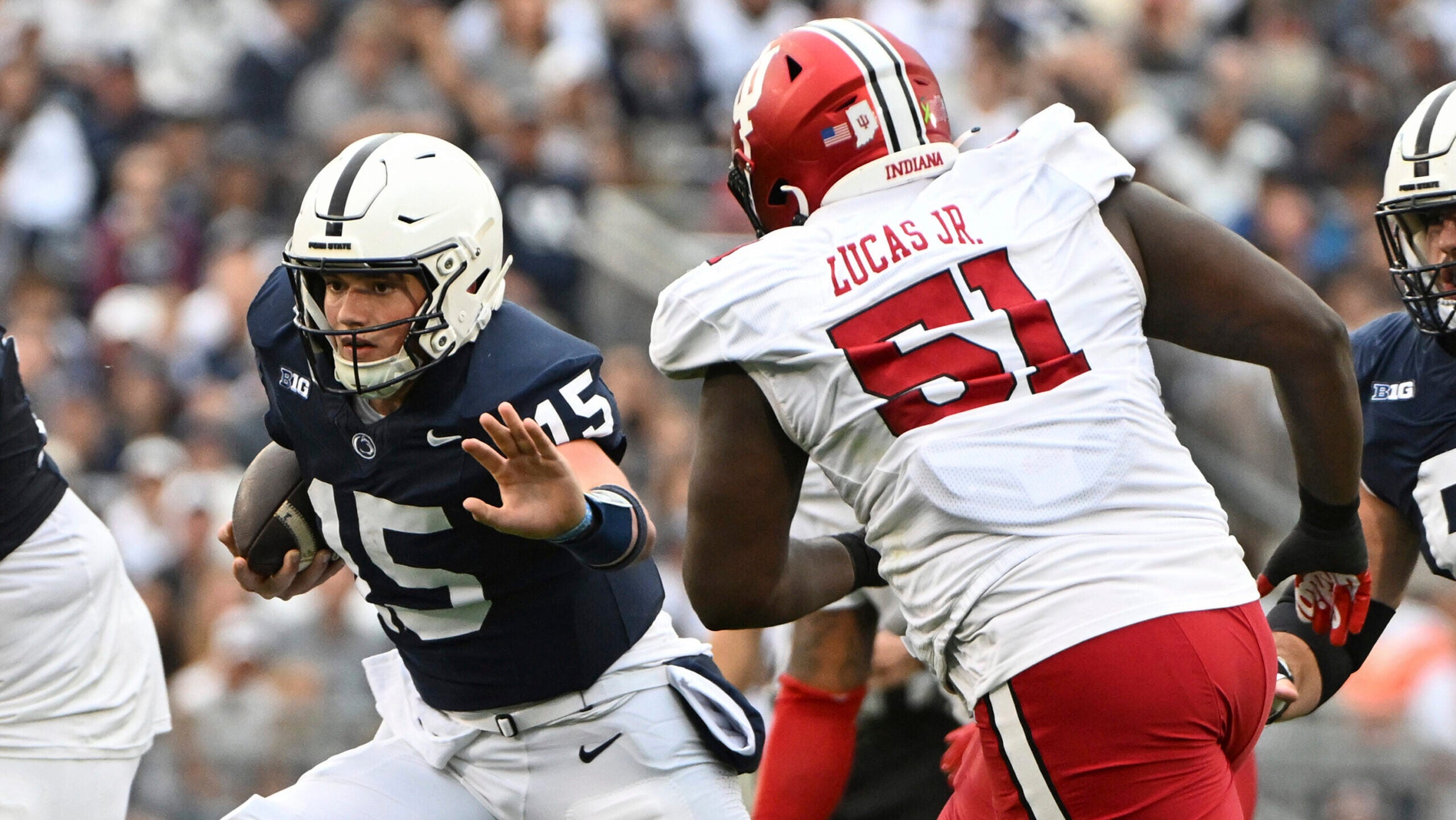 No. 10 Penn State escapes 33-24 vs. Indiana