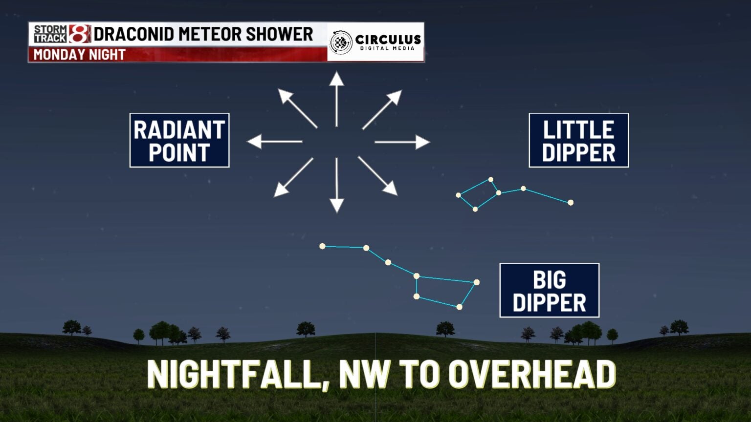 Draconid meteor shower still visible Monday night Indianapolis News