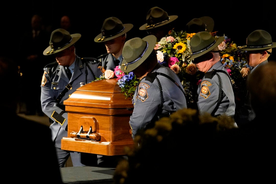 Rosalynn Carter is eulogized before family and friends as husband