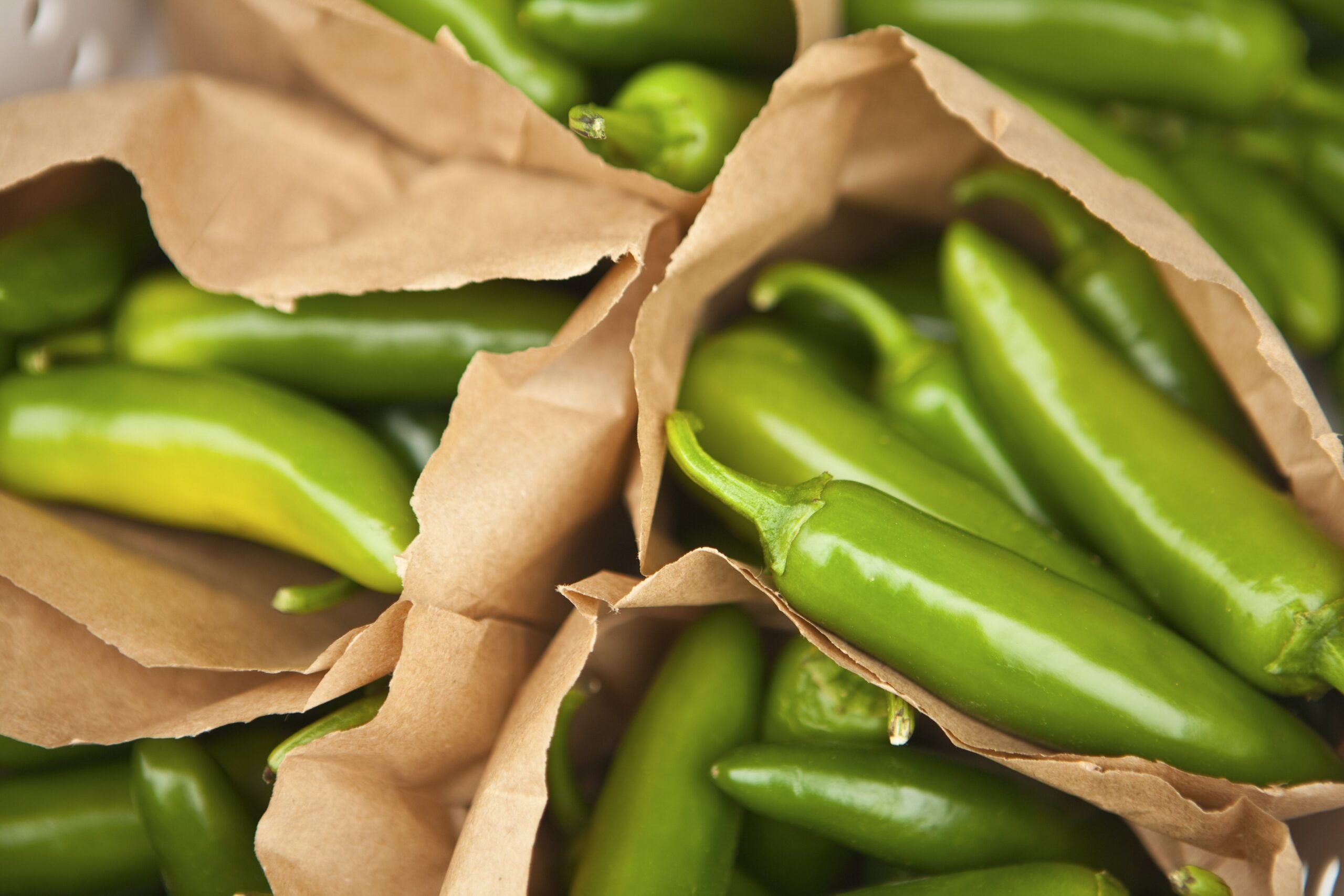 Organic jalapeno peppers, at the Farmers Market, Santa Barbara, California. (Provided Photo/Universal Images Group via Getty Images)