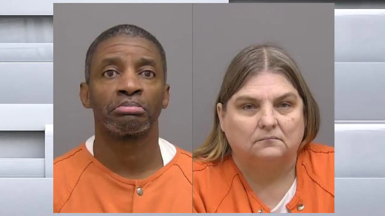 Clarence Holder, 59, (left), and Dianne Holder, 62, (left), of Indianapolis. The two were arrested on Jan. 15, 2024 on an attempted homicide warrant out of Manitowoc, Wisconsin.