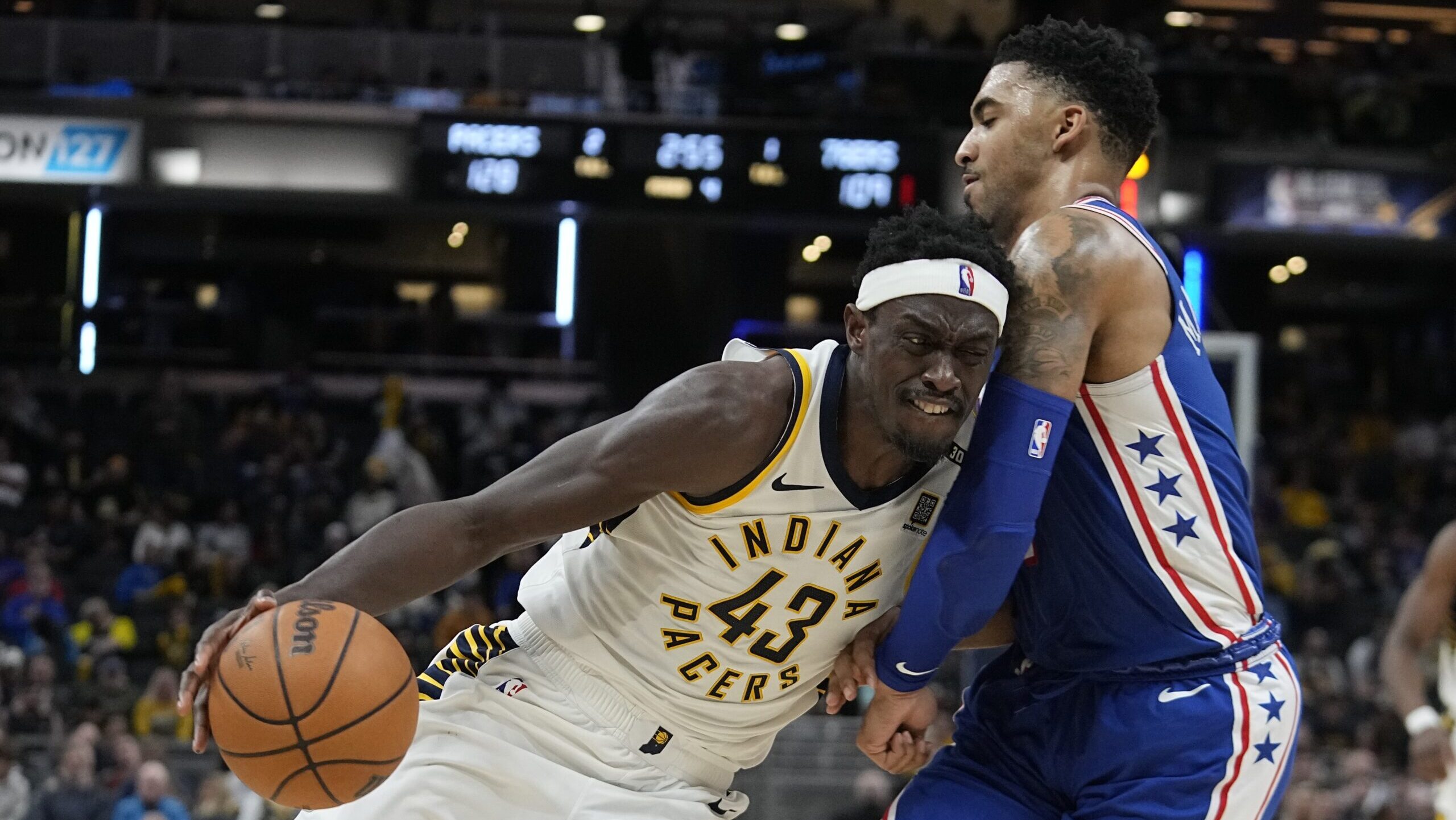 Pacers end 76ers' winning streak at 6 with victory