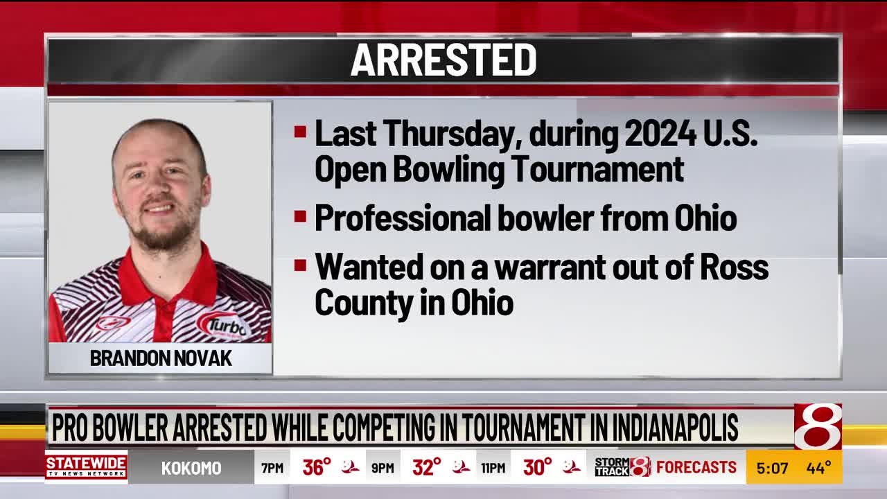 Pro bowler arrested while competing in tournament in Indianapolis -  Indianapolis News | Indiana Weather | Indiana Traffic | WISH-TV |