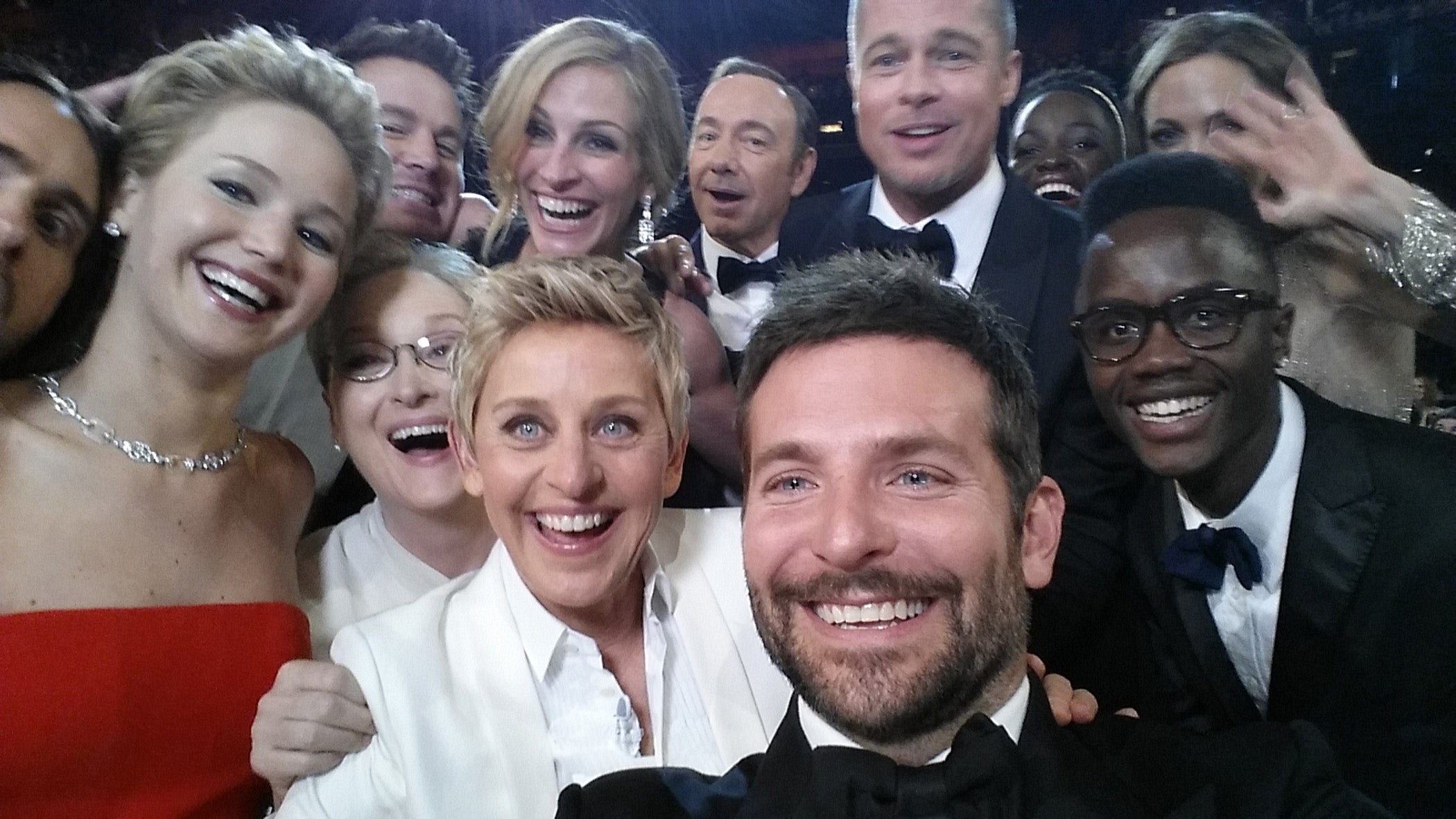 2014: Ellen's infamous Oscar selfie