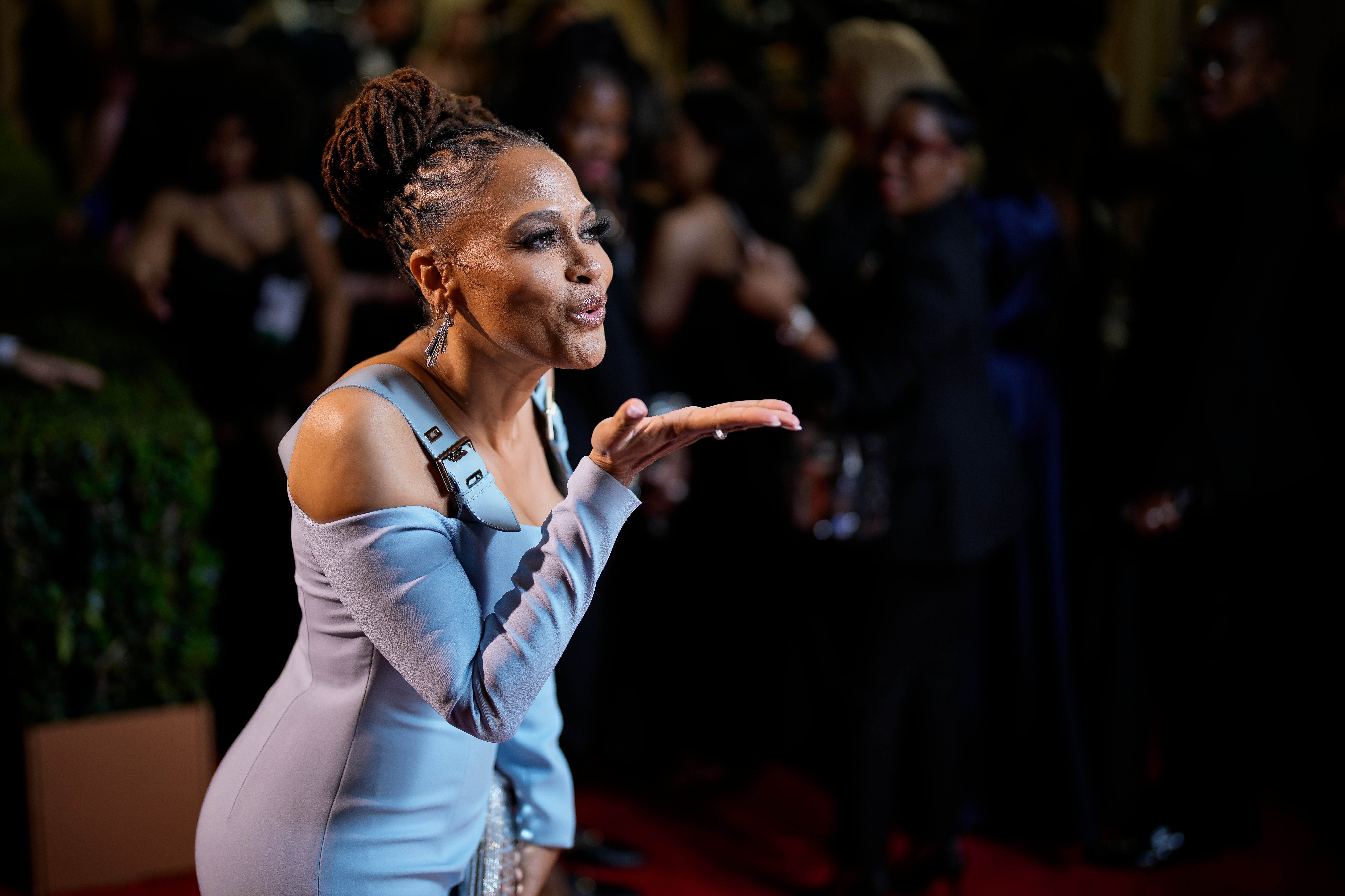 Ava DuVernay arrives at the Oscars on Sunday, March 10, 2024, at the Dolby Theatre in Los Angeles. (AP Photo/John Locher)