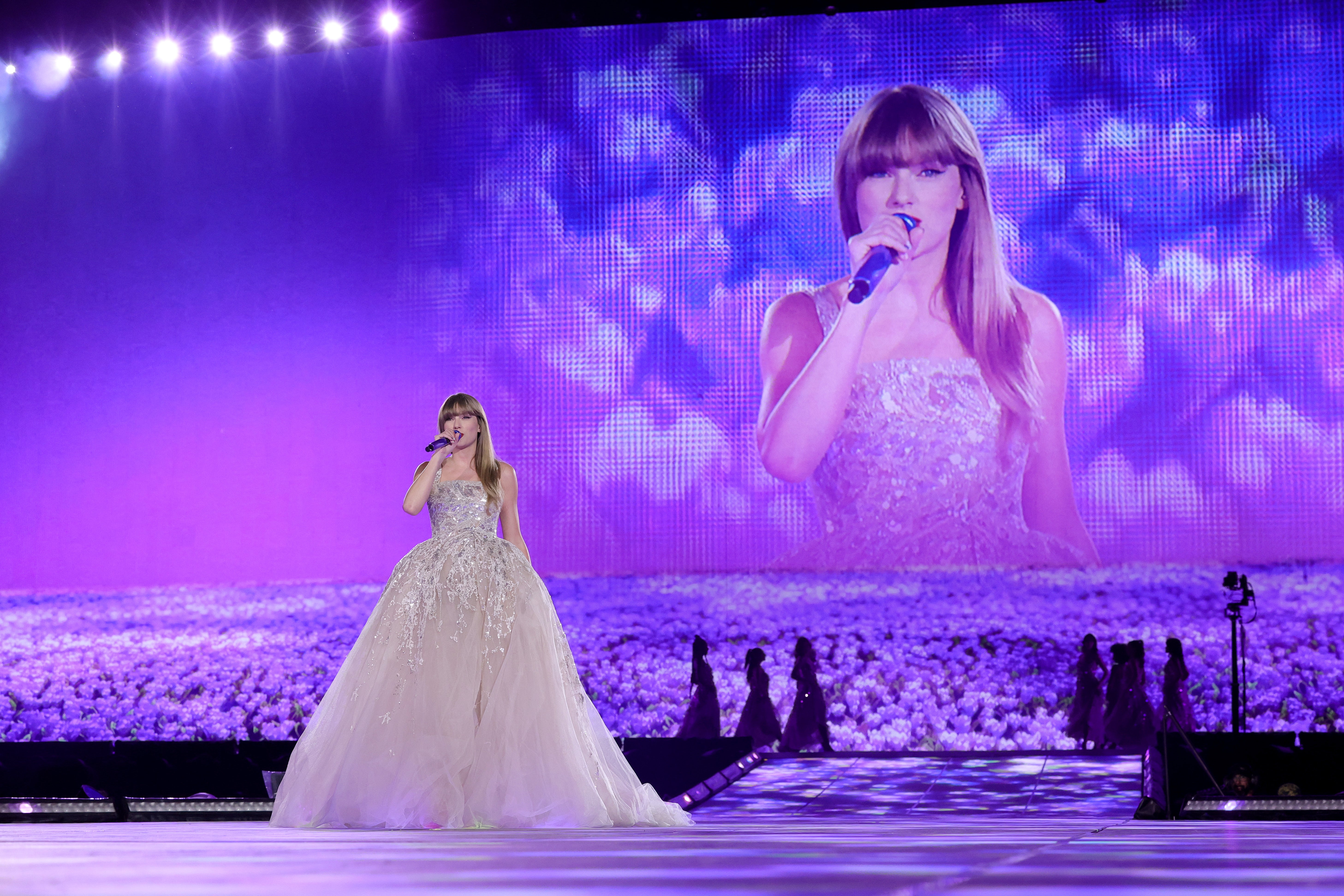 Taylor Swift performs onstage during 