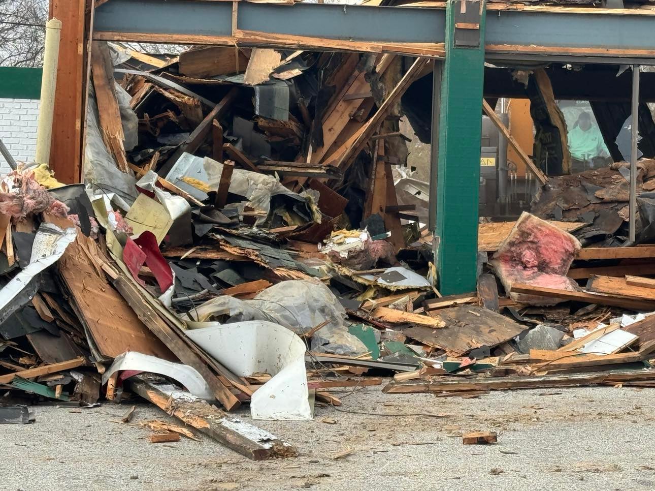 More than four decades later, demolition of the now abandoned building on Crawfordsville Road has begun.