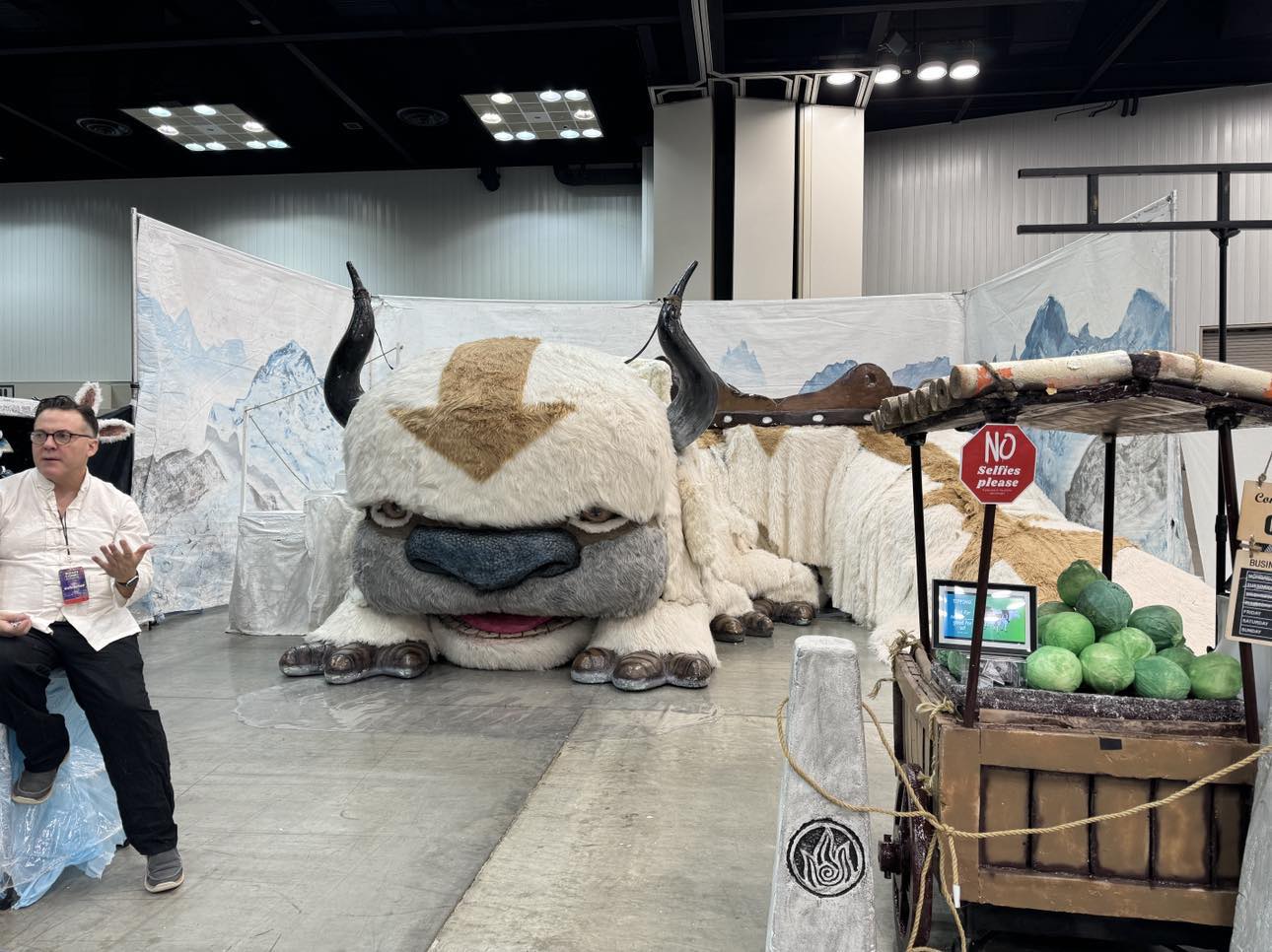A giant recreation of Appa from 