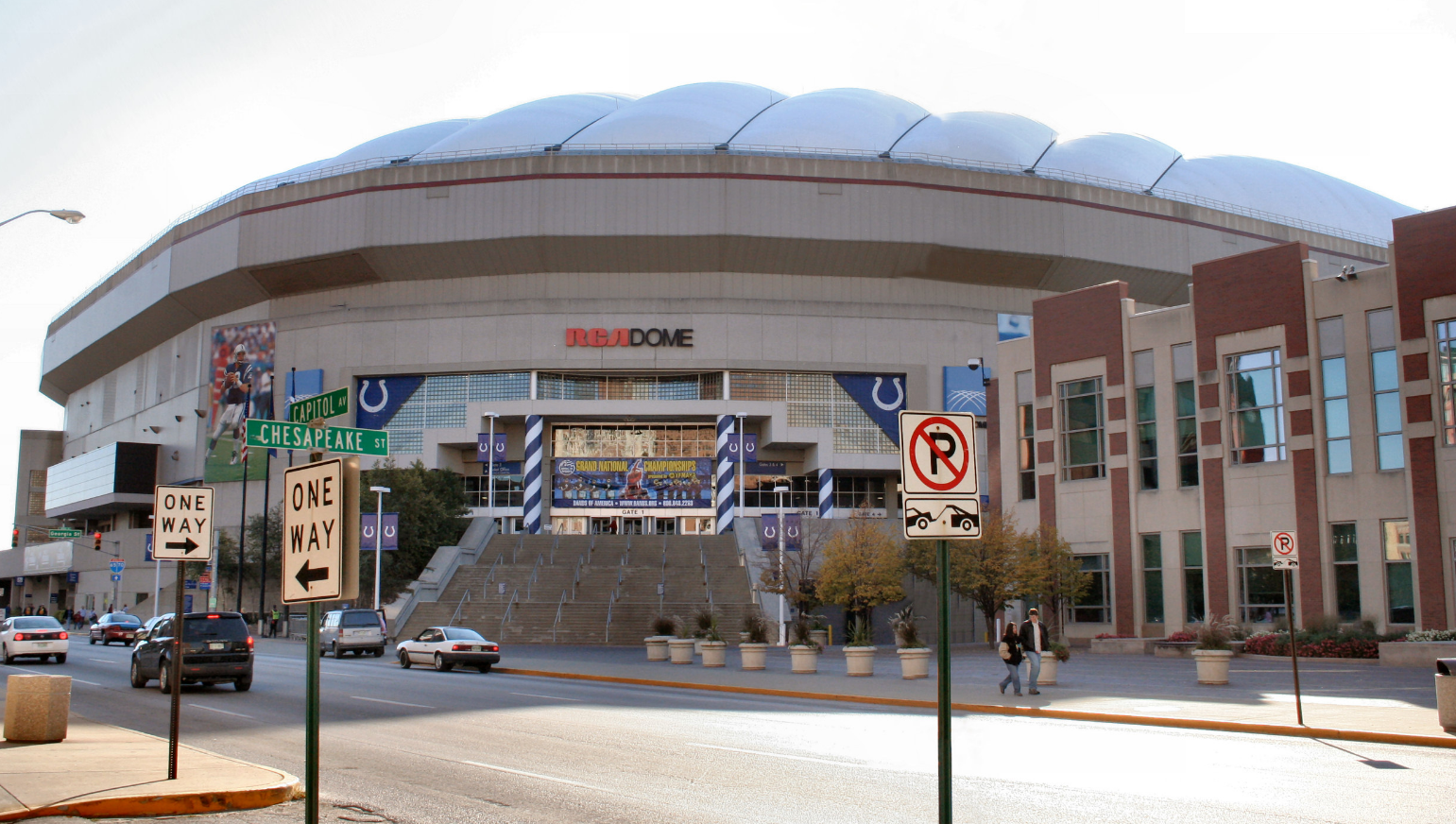 The newly constructed Hoosier Dome would be home to the Indianapolis Colts for the 24 seasons.