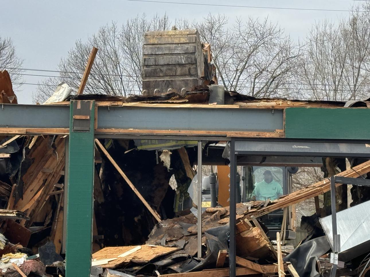 More than four decades later, demolition of the now abandoned building on Crawfordsville Road has begun.