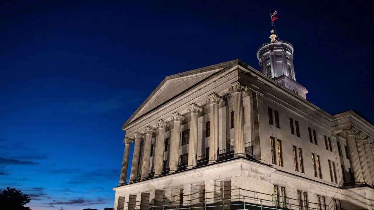 The Tennessee State Capitol is pictured in Nashville in January, 2023./Nicole Hester/The Tennessean/USA Today Network via CNN Newsource