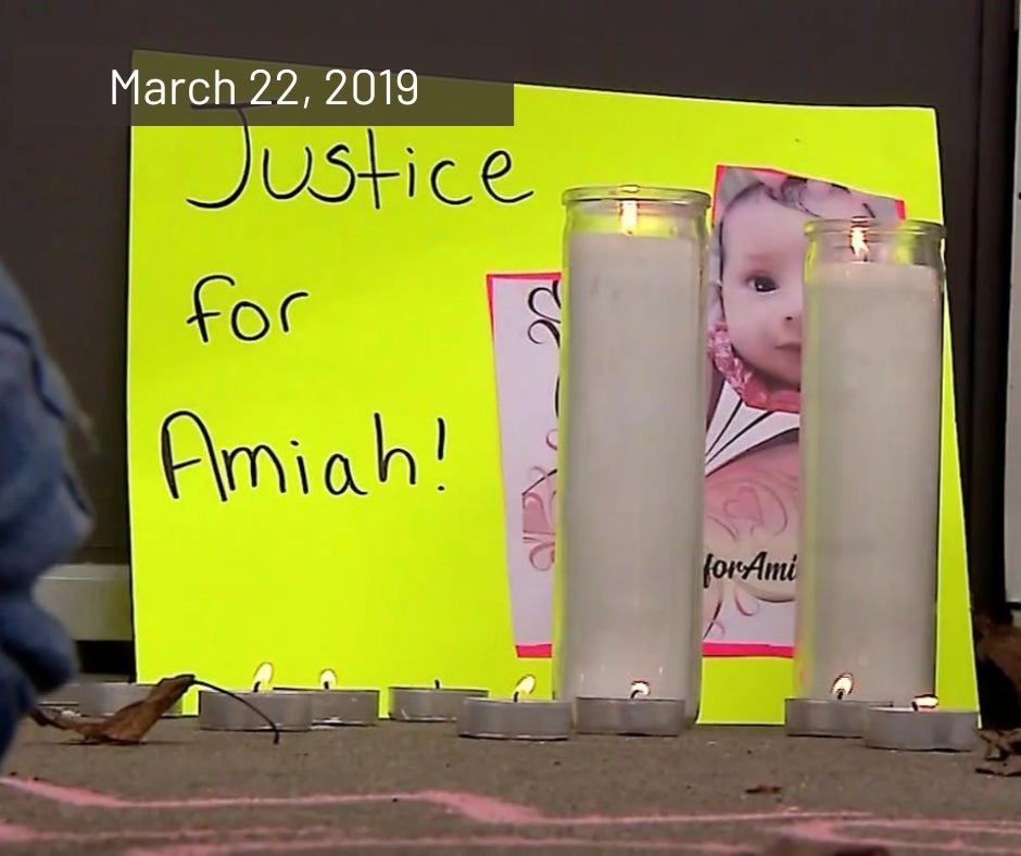 Amiah Robertson was just 8 months old when she went missing in 2019.