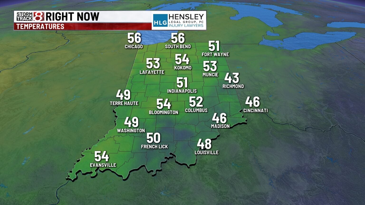 Rainfall amounts and weather forecast in Indianapolis Indianapolis