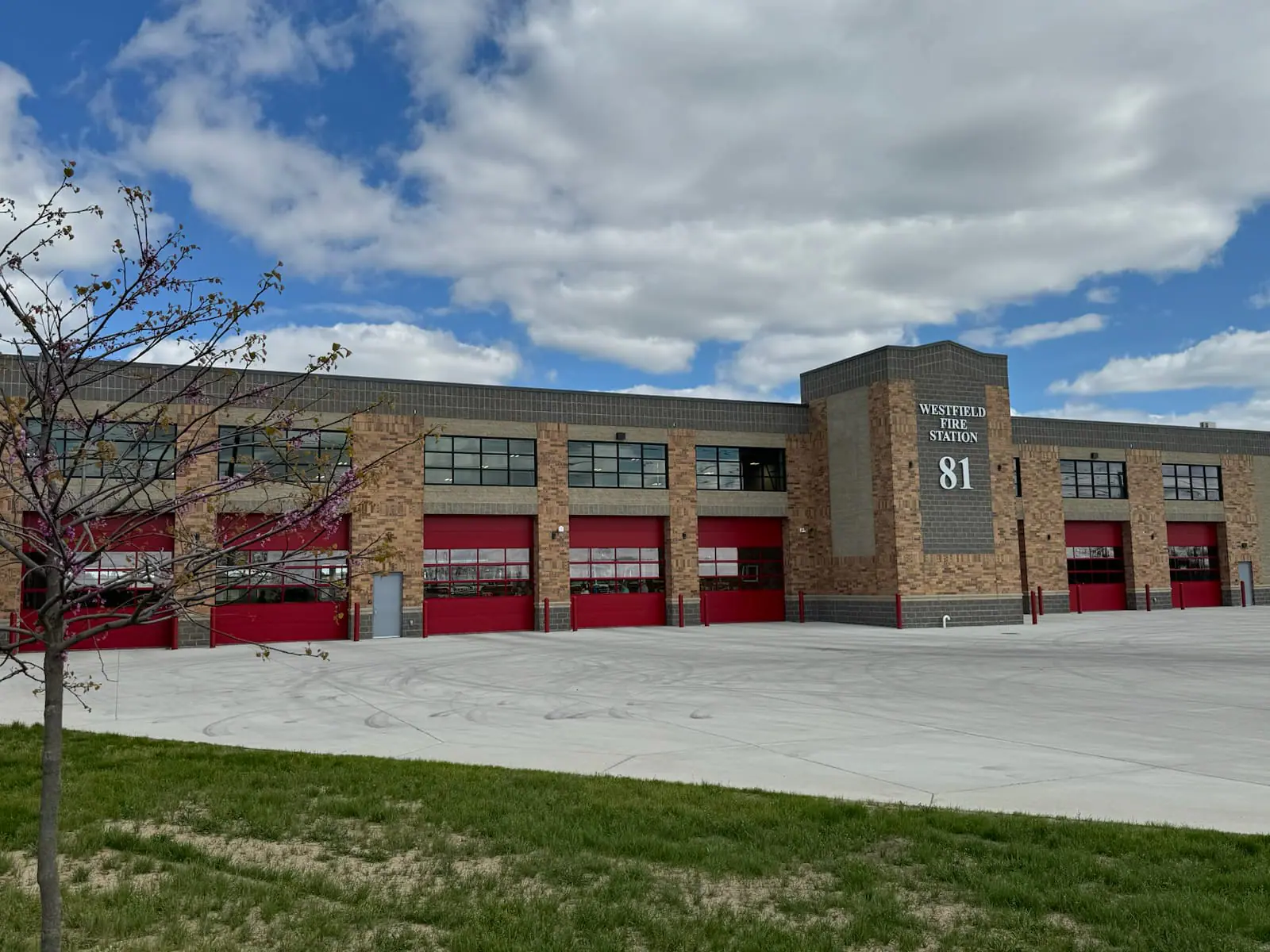 Eight bays at Station 81 allow for emergency vehicles and expanded maintenance facilities. (Photos by Amy Adams/The Reporter)