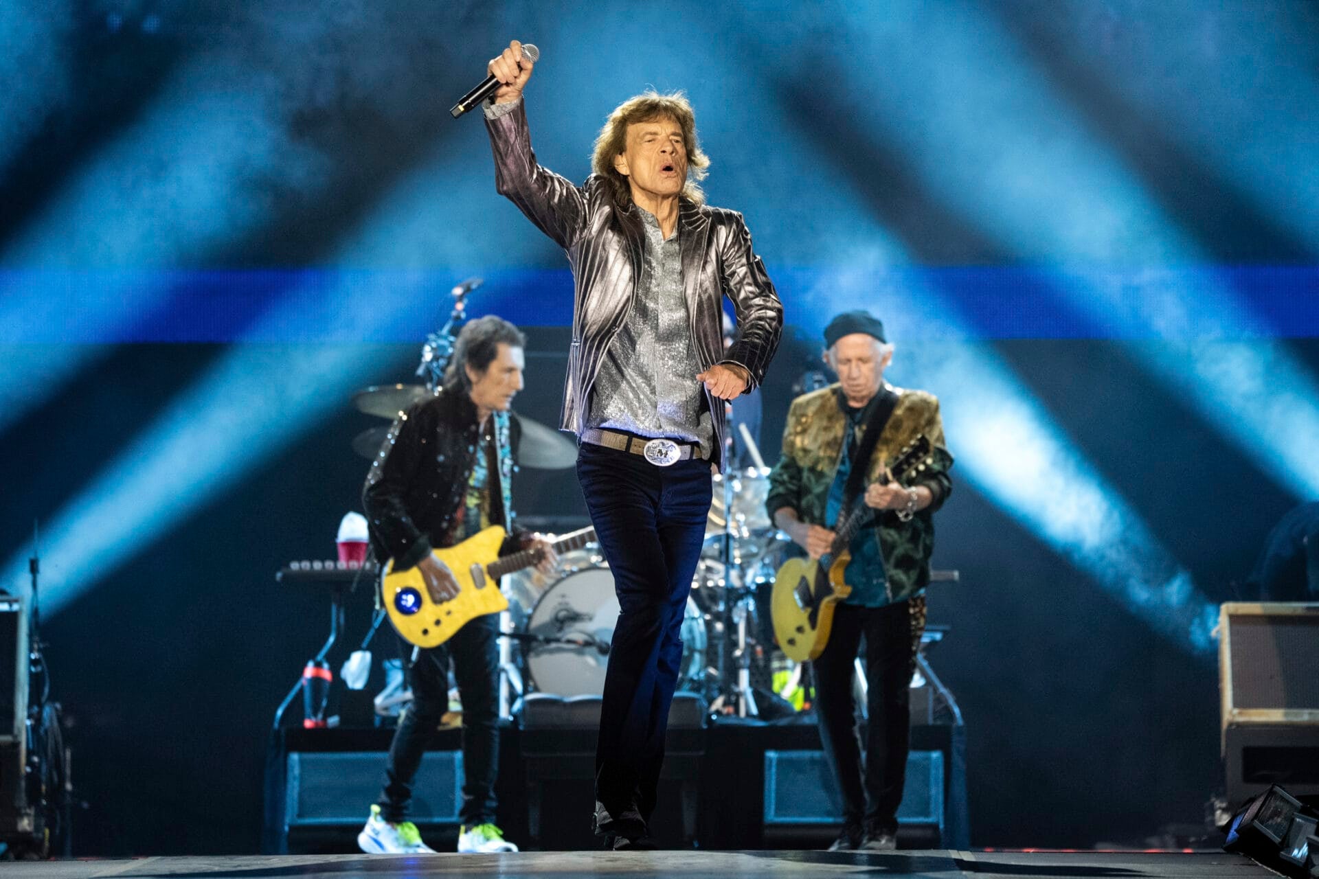 The Rolling Stones in concert during European tour 2025