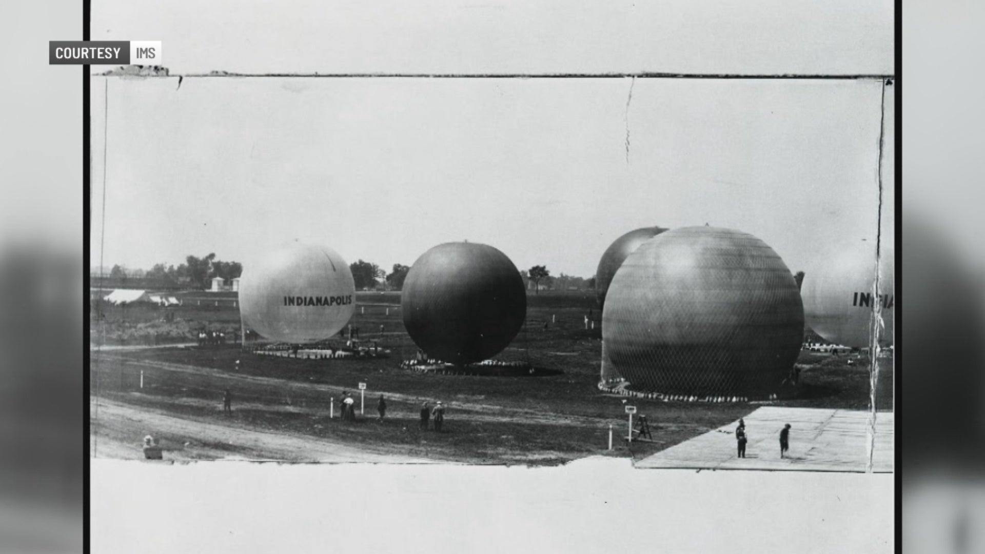 The first competitions at the Indianapolis Motor Speedway were a balloon endurance race and a motorcycle race in 1909. (Provided Image/Indianapolis Motor Speedway)