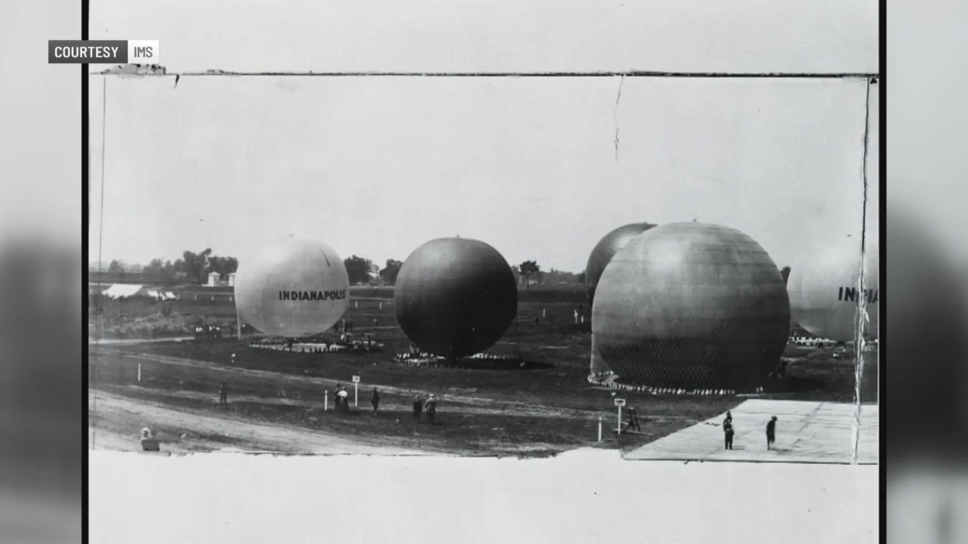 The first competitions at the Indianapolis Motor Speedway were a balloon endurance race and a motorcycle race in 1909. (Provided Image/Indianapolis Motor Speedway)