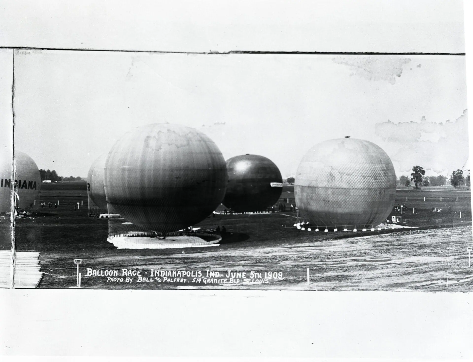 The first competitions at the Indianapolis Motor Speedway were a balloon endurance race and a motorcycle race in 1909. (Provided Image/Indianapolis Motor Speedway)