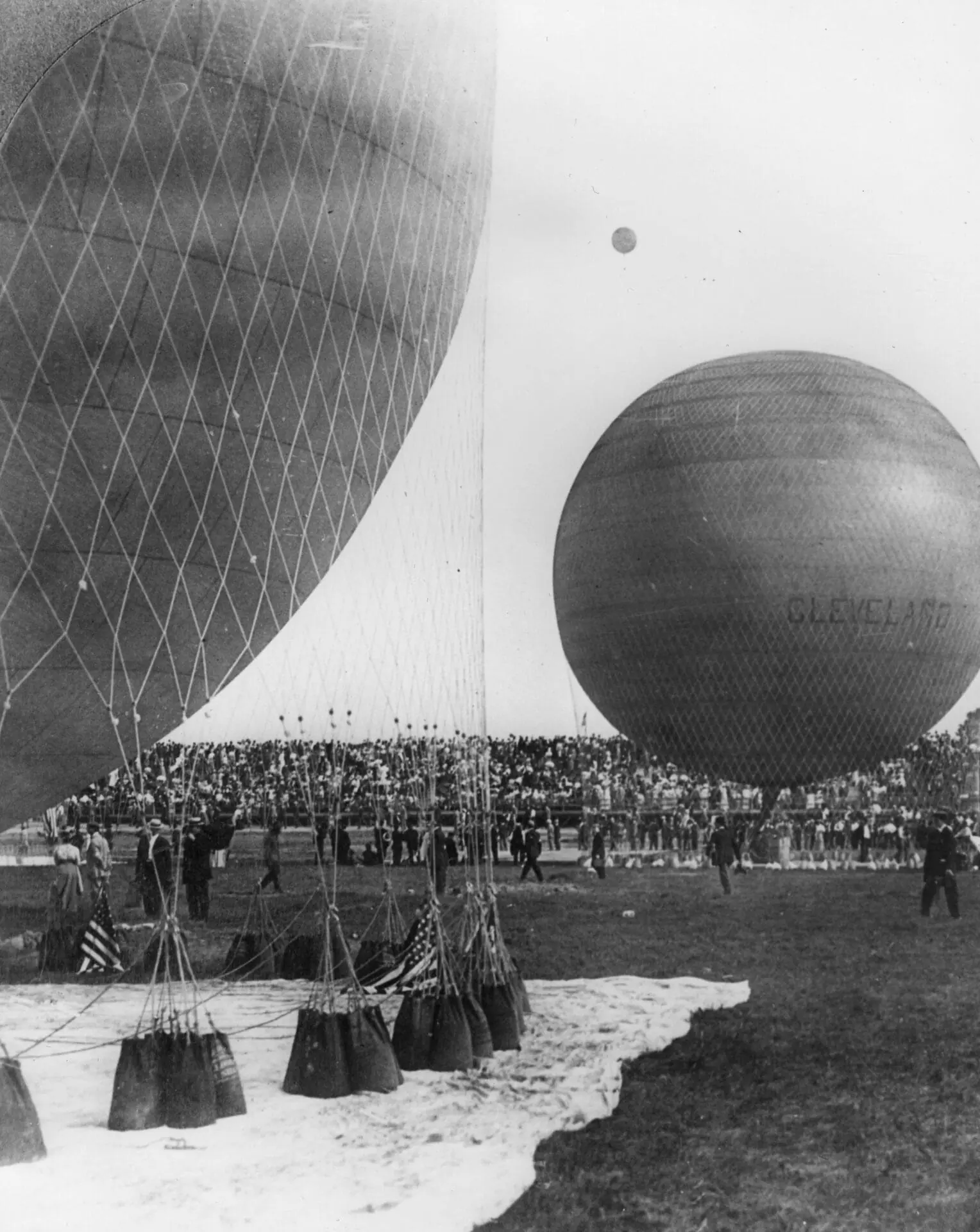 The first competitions at the Indianapolis Motor Speedway were a balloon endurance race and a motorcycle race in 1909. (Provided Image/Indianapolis Motor Speedway)