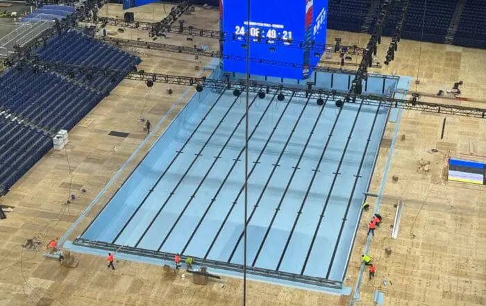 PHOTOS | Olympic Swim Trials pools at Lucas Oil Stadium