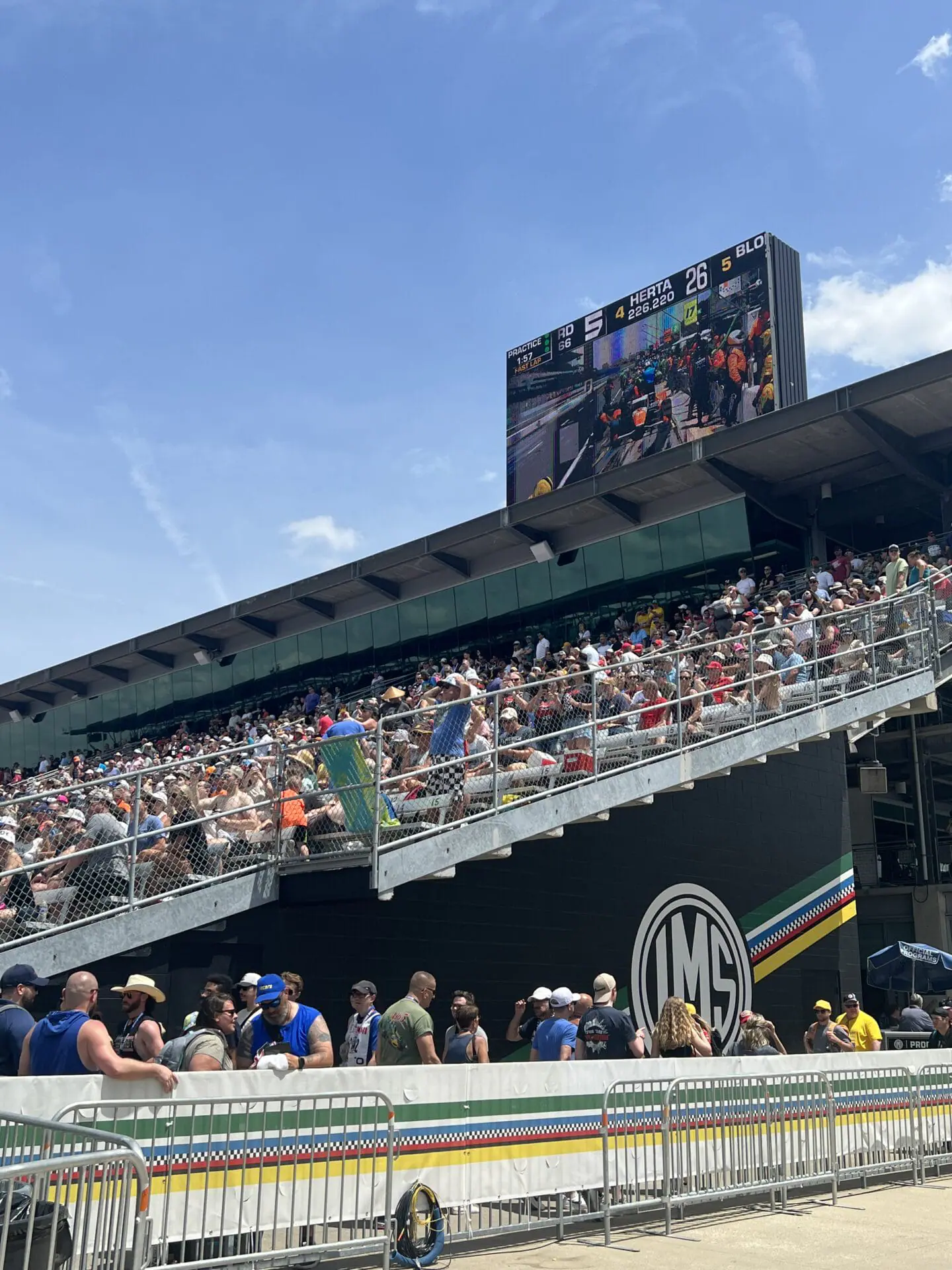 A view of Carb Day on May 24, 2024, at Indianapolis Motor Speedway. (WISH Photo/Reyna Revelle)