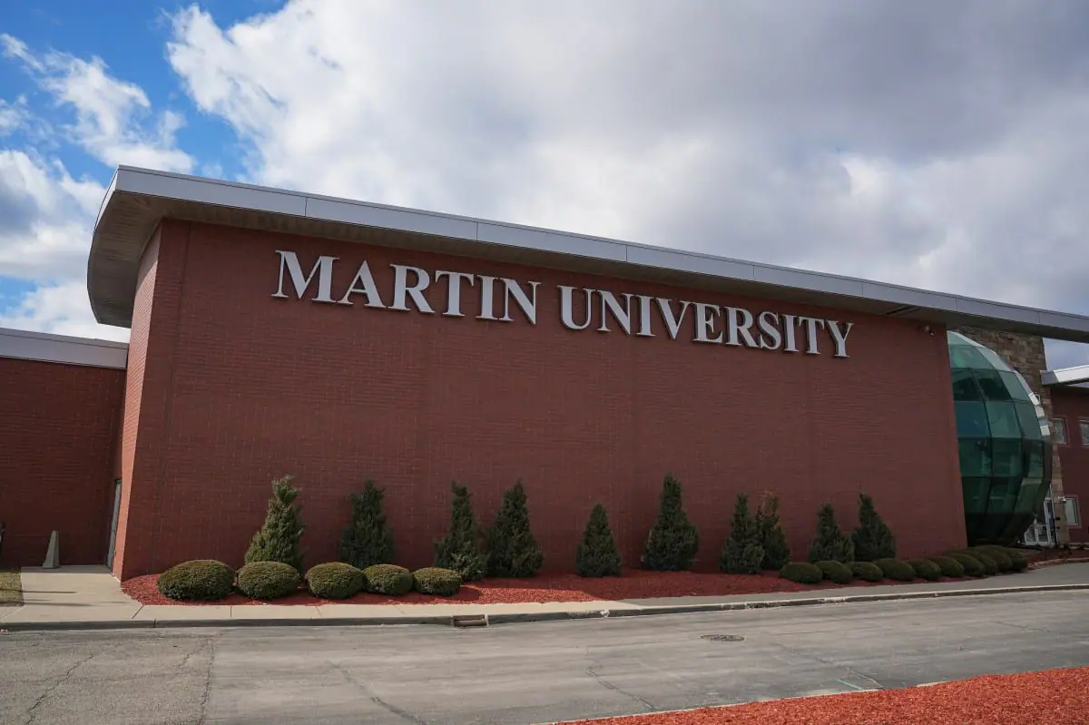 Martin University on Thursday, Feb. 15, 2024, on the east side of Indianapolis. Martin University will host a block party from 2-5 p.m. June 1 on campus, 2186 N. Sherman Drive, in an effort to boost enrollment. (Photo by Jenna Watson / Mirror Indy)