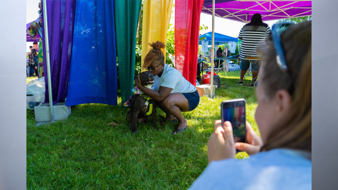 A moment from 2022 Pet Pride. (Provided photo/IndyPride via Mirror Indy)