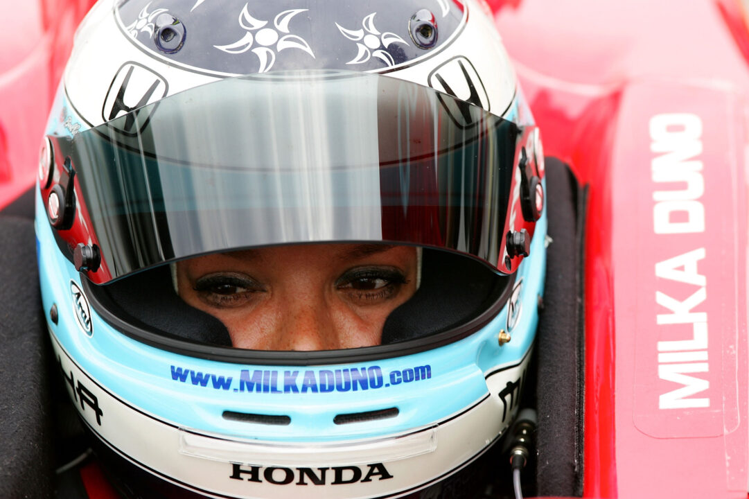 INDIANAPOLIS - MAY 11: Milka Duno driver of the #23 CITGO Racing Dallara Honda during practice for the IRL Indycar Series 91st running of the Indianapolis 500 on May 11, 2007 at the Indianapolis Motor Speedway in Indianapolis, Indiana. (Photo by Darrell Ingham/Getty Images)