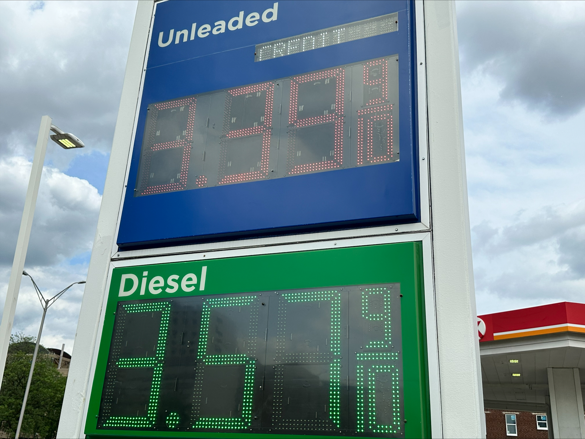 Circle K, the global convenience store chain, on May 23, 2024, lowered gas prices by 40 cents per gallon nationally between 4 p.m. and 7 p.m. local time. Here is a view from the station at 16th and Illinois streets in Indianapolis. (WISH Photo/Jason Ronimous)