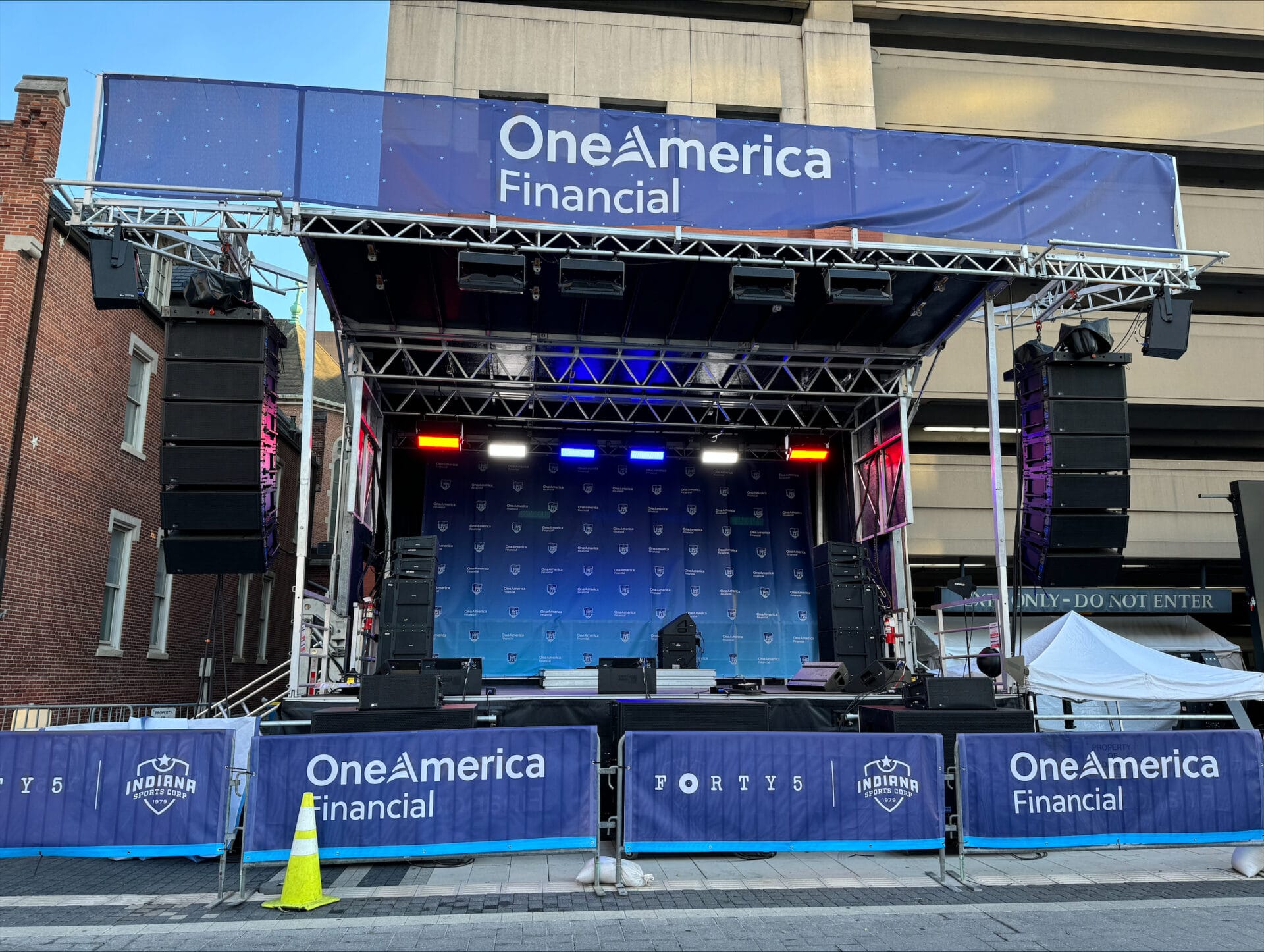 USA Swimming LIVE Presented by Purdue University will kick off at 5 PM on June 14 with The Starting Block Party featuring the Bloomington-based high energy funk band The Main Squeeze. They will perform on the OneAmerica Financial Stage on Georgia Street from 8 - 9:30 p.m. (WISH Photo/Colin Baillie)