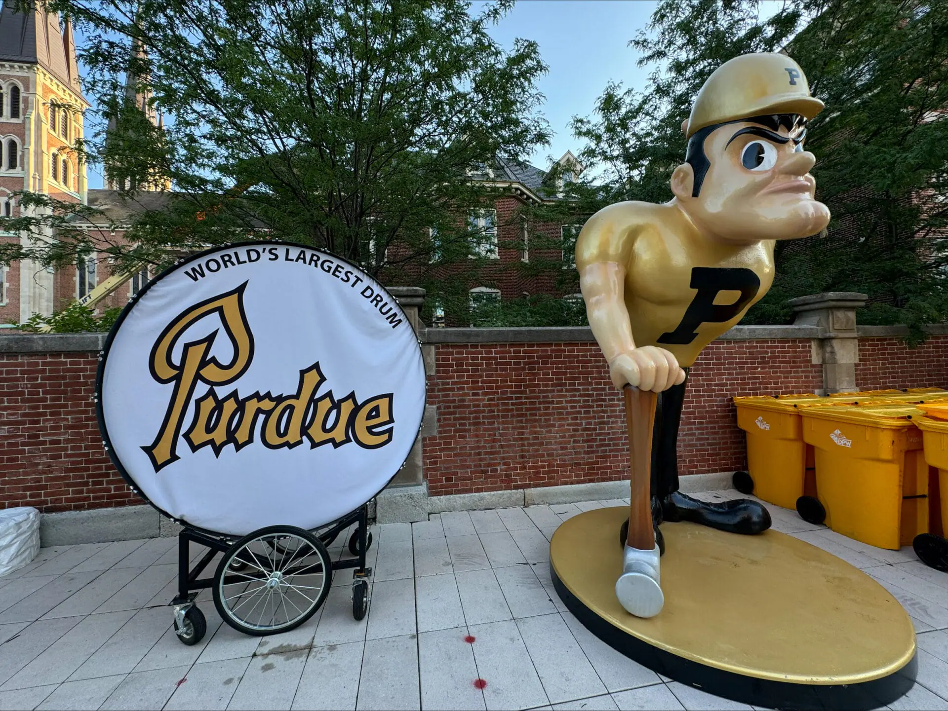 A party in Indiana wouldn't be complete with out Purdue Pete! Georgia Street in downtown Indianapolis will be filled with food, family-friendly activities, and live music during the U.S. Olympic swim team trials June 15-23. The fun kicks off at 5 p.m. Friday and runs each day from 1 - 7 p.m.(WISH Photo/Colin Baillie)