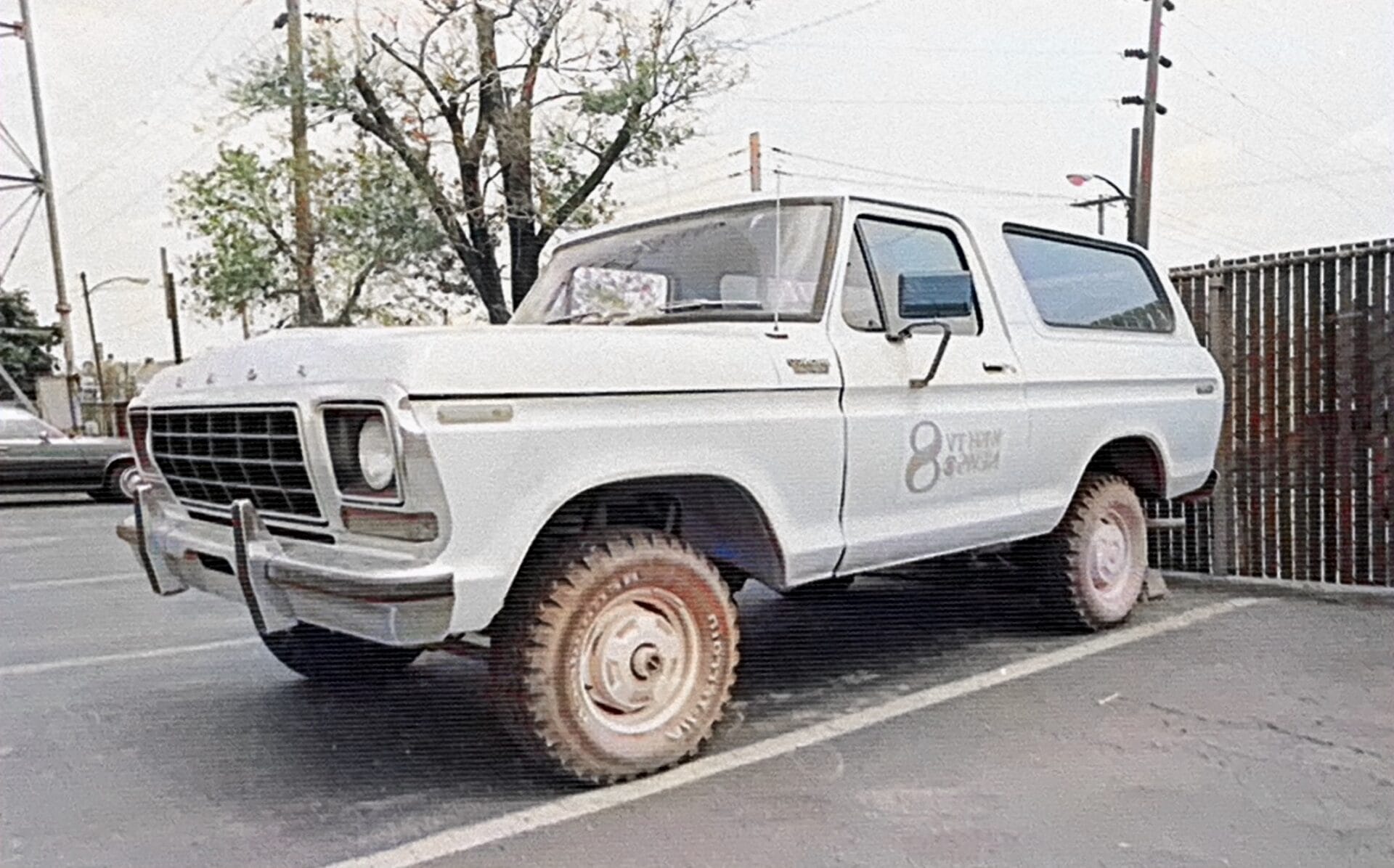This Ford Bronco was used in the late 70s and early 80s.