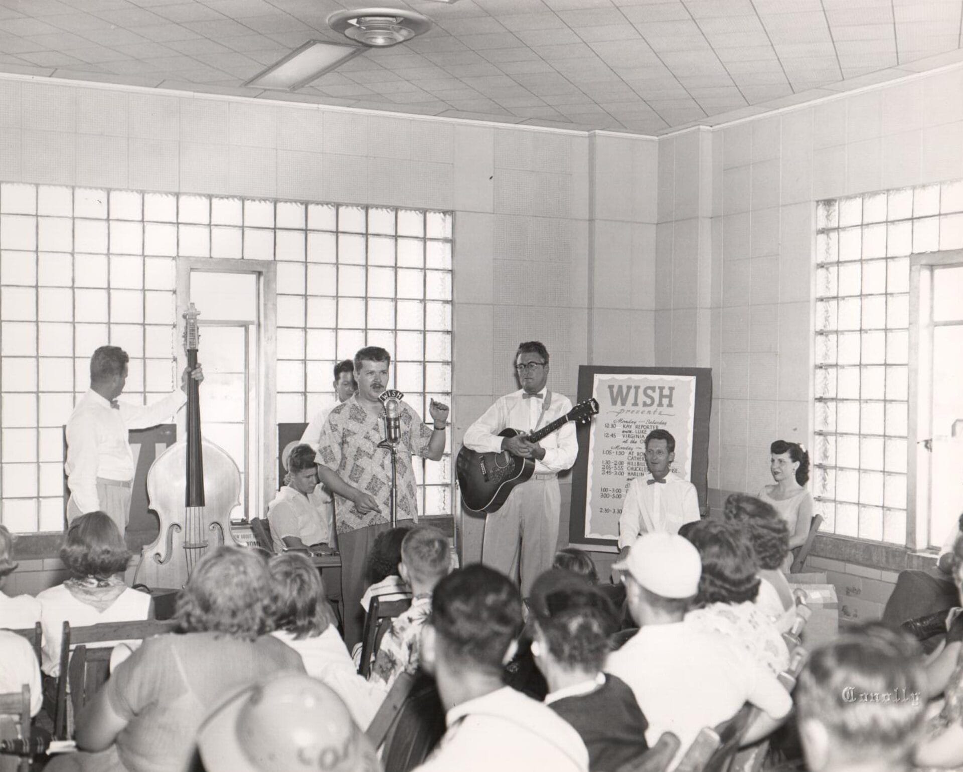 A WISH radio concert at the Indiana State Fair in the early 1950s.