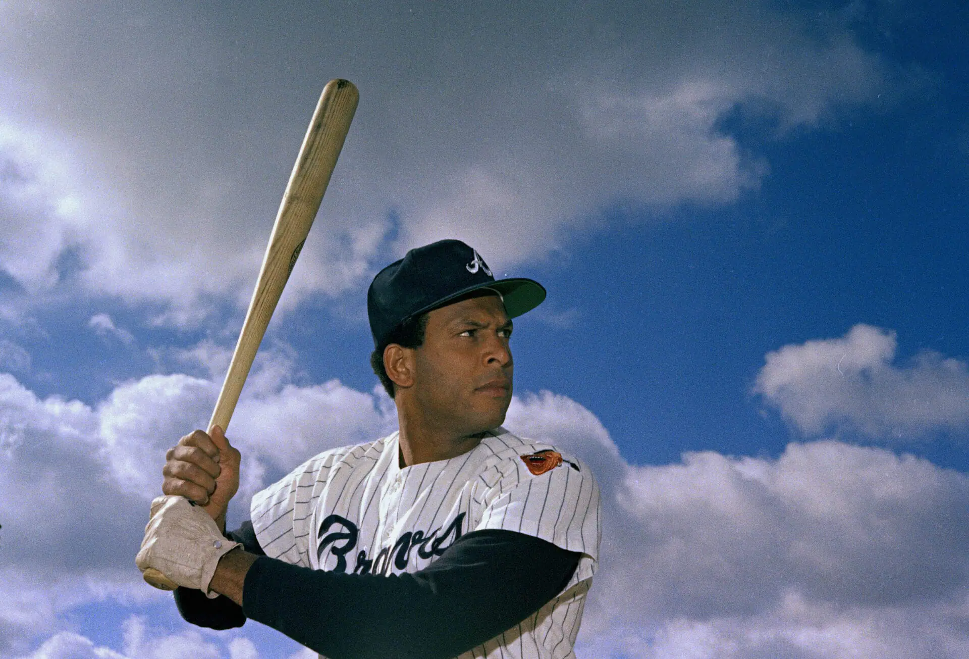 FILE - Atlanta Braves' Orlando Cepeda poses for a photo in 1970, location not known. Cepeda, the slugging first baseman nicknamed “Baby Bull” who became a Hall of Famer among the early Puerto Ricans to star in the major leagues, has died. He was 86. The San Francisco Giants and his family announced the death Friday night, June 28, 2024, and a moment of silence was held on the scoreboard at Oracle Park midway through a game against the Los Angeles Dodgers.