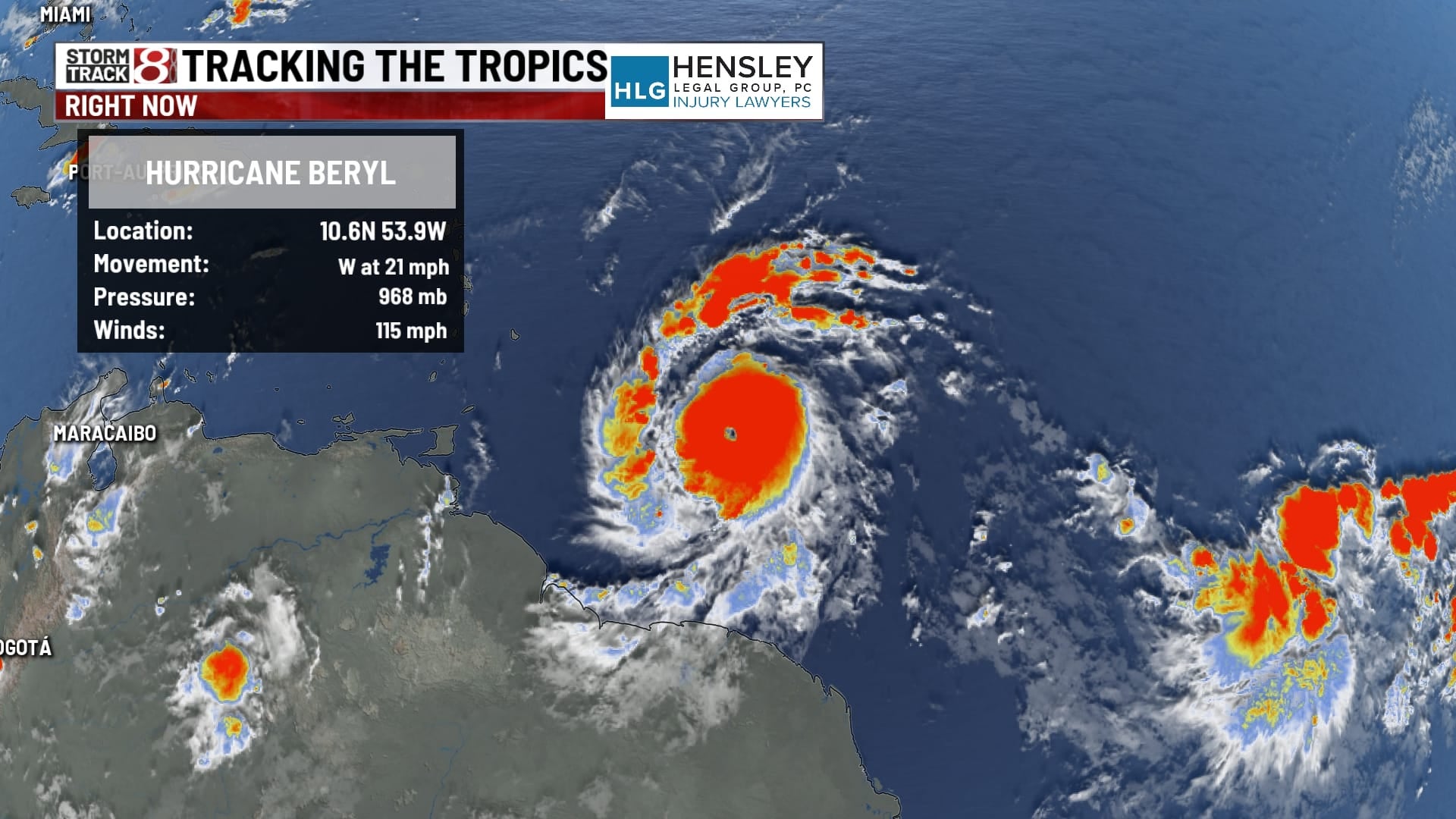 Hurricane Beryl forecast to become Category 4 storm as it nears ...