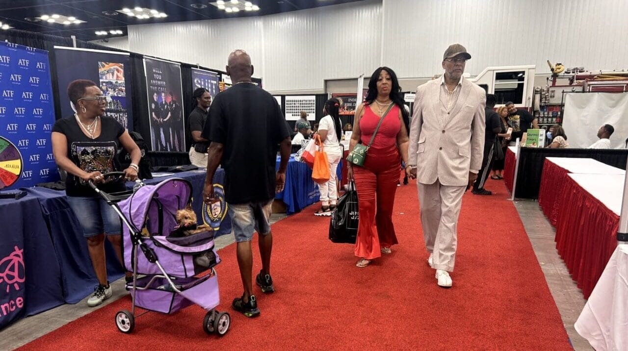 The 53rd annual Indiana Black Expo Summer Celebration wrapped up on Sunday. The Exhibition Hall inside the Indiana Convention Center was the place to be Friday through Sunday, with expogoers picking up food, clothing, and other items from more than 300 Black-owned businesses. (WISH Photo/Brittany Noble)