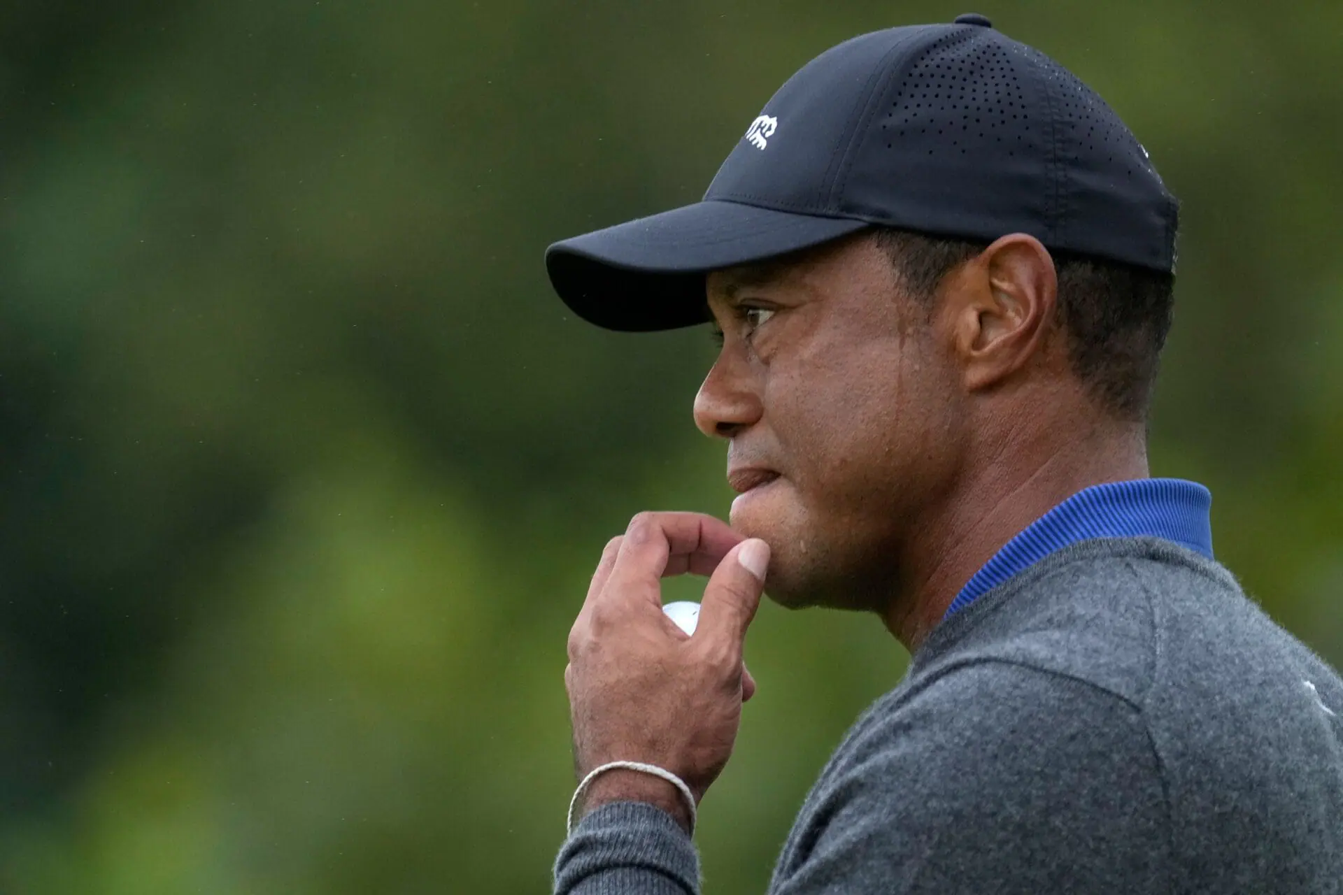 Tiger Woods on the 11th hole during the first round of the Open Championship golf at Royal Troon in Scotland. (Photo by Jack Gruber/USA Today Sports/Reuters via CNN Newsource)