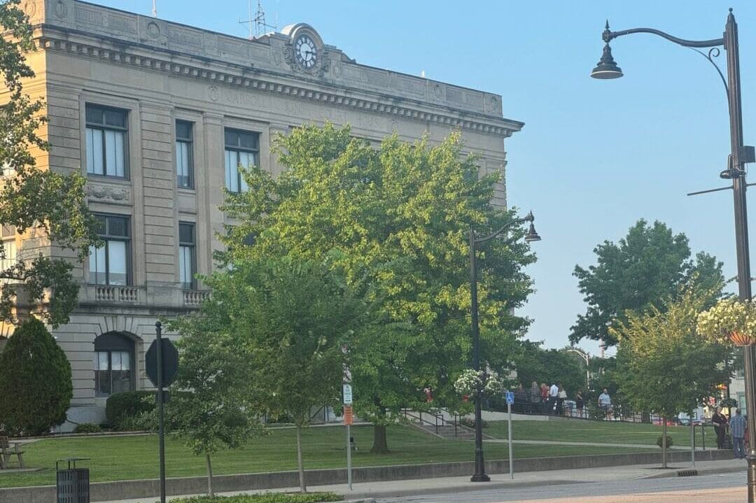 The Carroll County courthouse, seen here in July 2024. Court proceedings in the Delphi Murders trial continue for Day 2 after beginning in Delphi on Oct. 18, 2024. (WISH Photo)