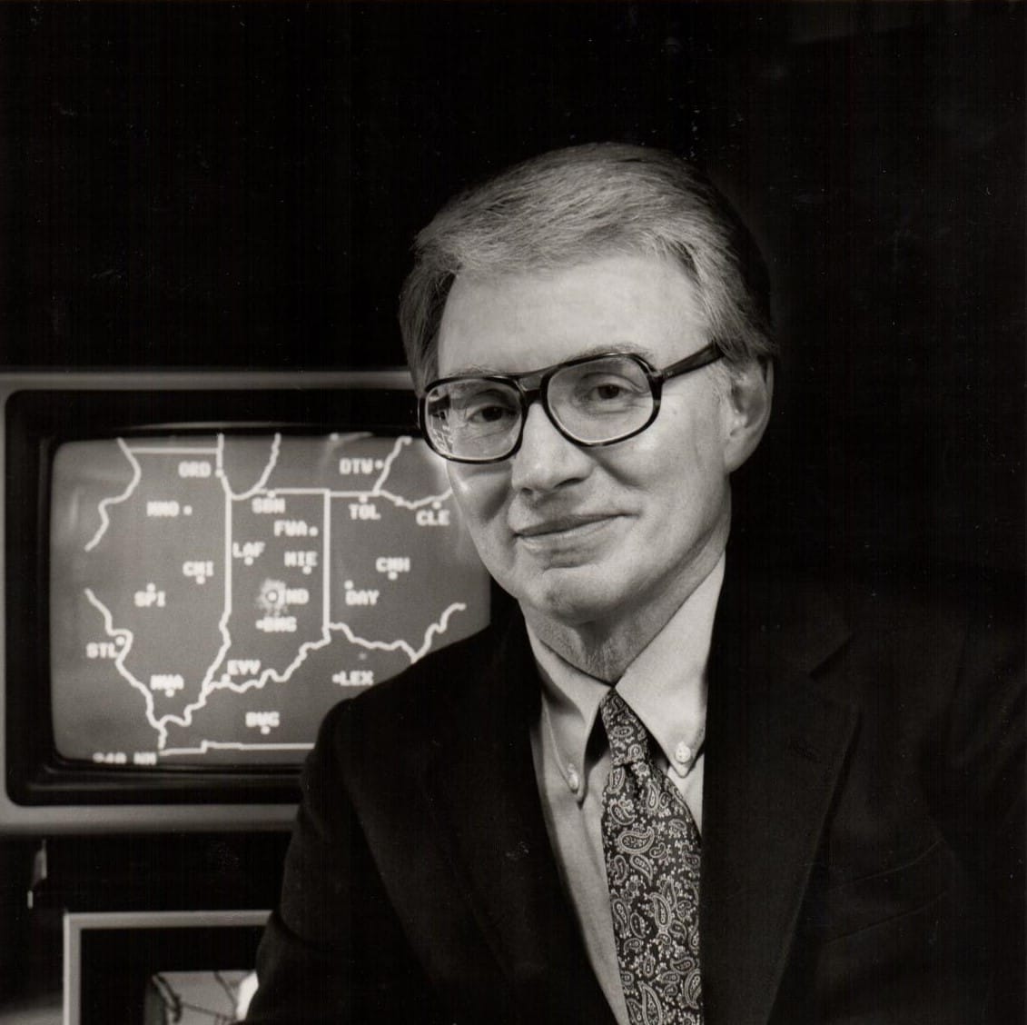 Indianapolis weatherman Stan Wood